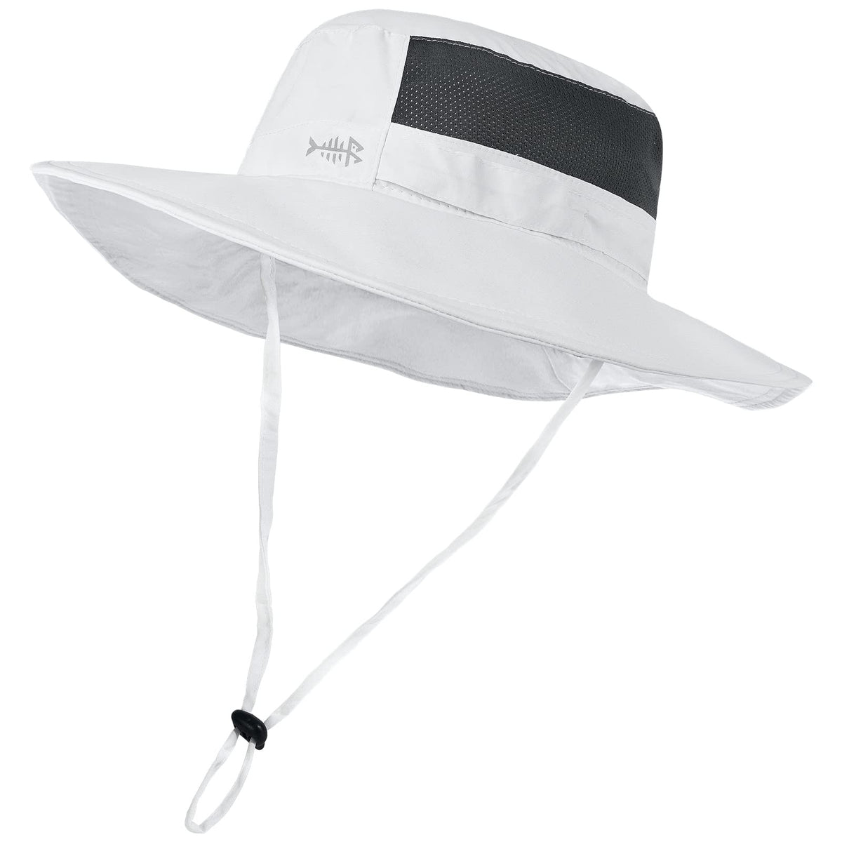 BASSDASH UPF 50+ Sun Fishing Hat Water Resistant with Detachable Neck Flap
