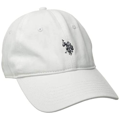 U.S. Polo Assn. Baseball Cap, 100% Cotton Adjustable Dad Hat with Small Pony Logo