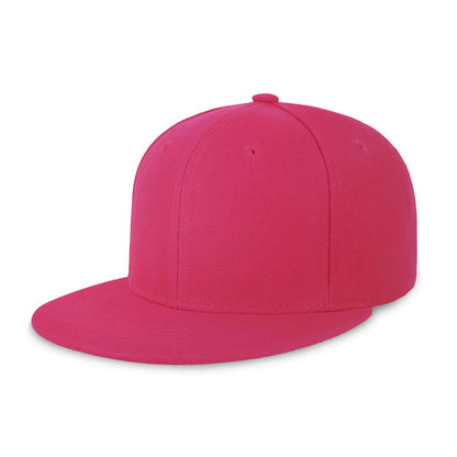 CHOK.LIDS Classic Snapback Flat Bill Hat Blank Adjustable Baseball Cap