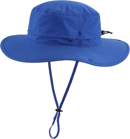 Connectyle Sun Hat for Men Women Outdoor UV Protection Safari Hat for Fishing Hiking Gardening Breathable Cowboy Hat UPF50