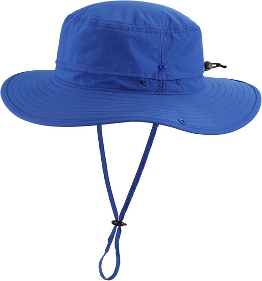 Connectyle Sun Hat for Men Women Outdoor UV Protection Safari Hat for Fishing Hiking Gardening Breathable Cowboy Hat UPF50