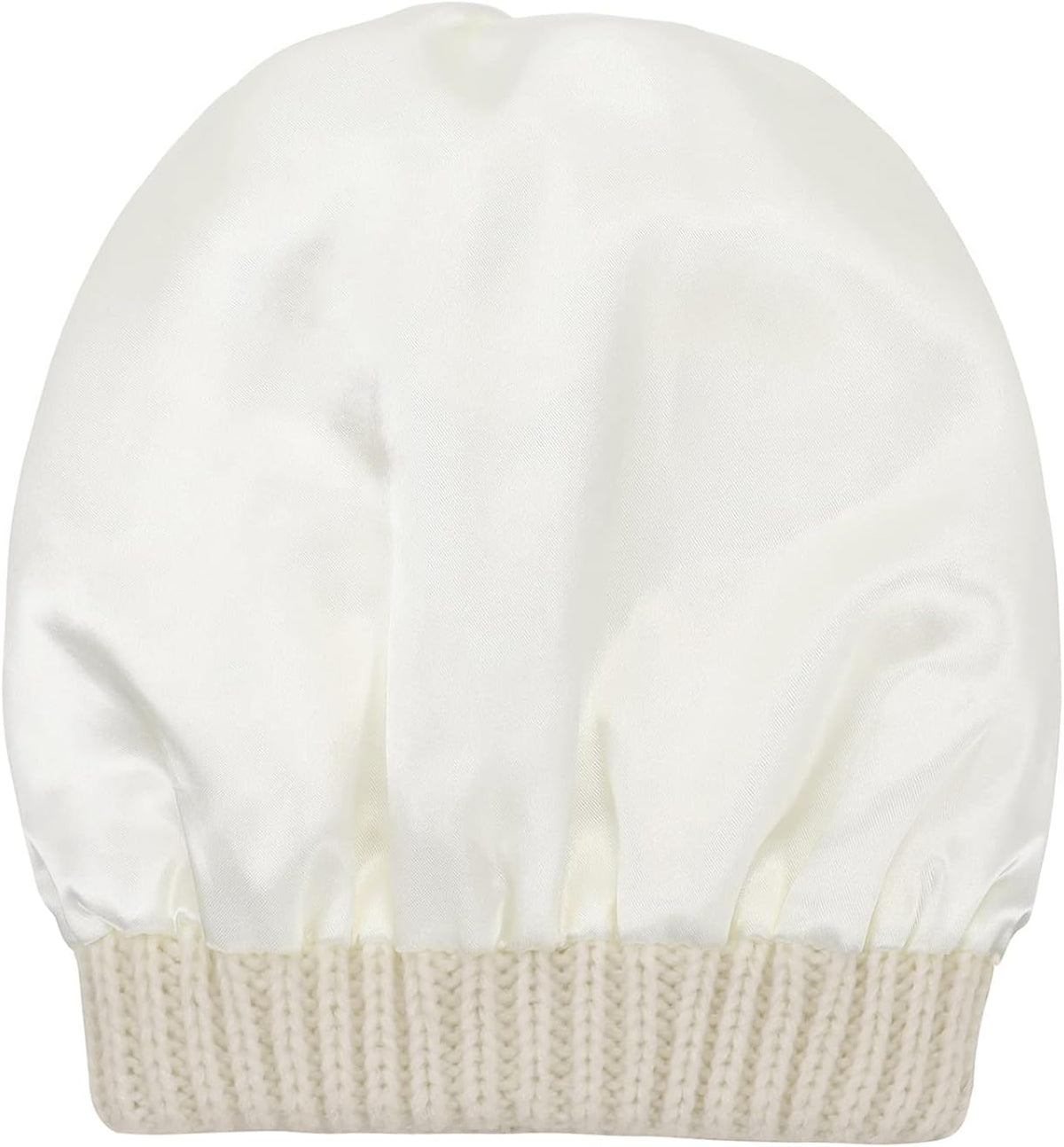 Beanies Women Satin Lined Beanie Winter Hats for Women Silk Lined Slouchy Beanie for Winter Warm Knit Cuffed Beanie Hat