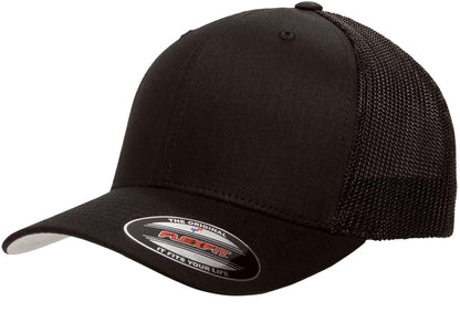Flexfit Unisex Mesh Fitted 2-Tone Trucker Hat, One Size
