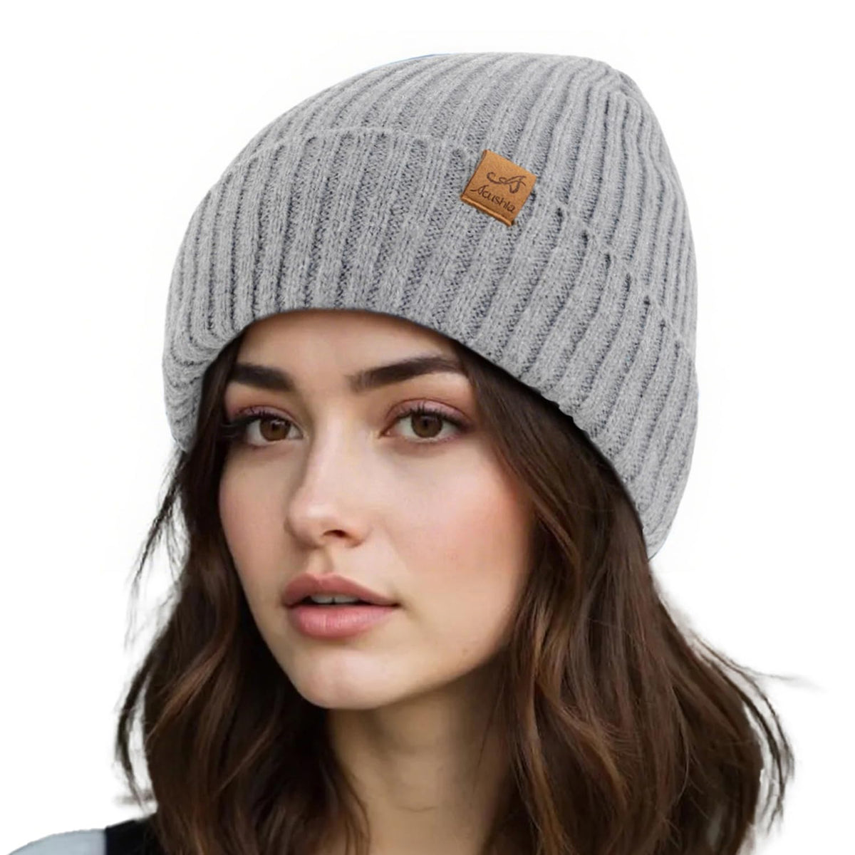 ACUSHLA Waterproof Windproof Winter Hat for Men Women Fleece-Lined Beanie