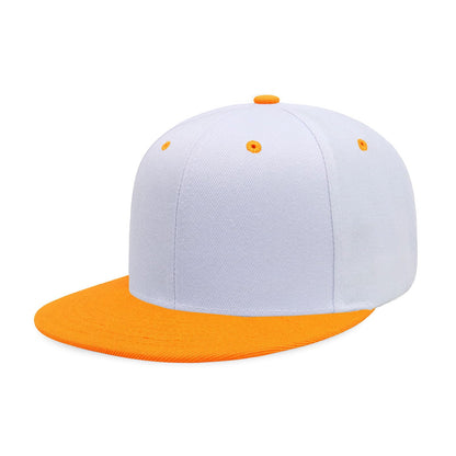 CHOK.LIDS Classic Snapback Flat Bill Hat Blank Adjustable Baseball Cap