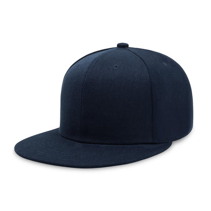 CHOK.LIDS Classic Snapback Flat Bill Hat Blank Adjustable Baseball Cap