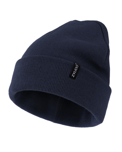 Zylioo XXL Beanie for Men,Big Head Winter Knit Hat,Stretch Warm Skull Cap