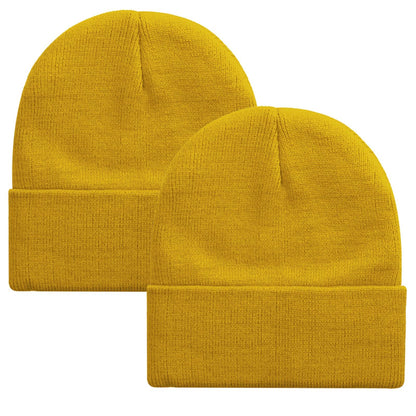 ZOORON Beanie for Men Women Slouchy Winter Beanie Hats Cuffed Skull Caps