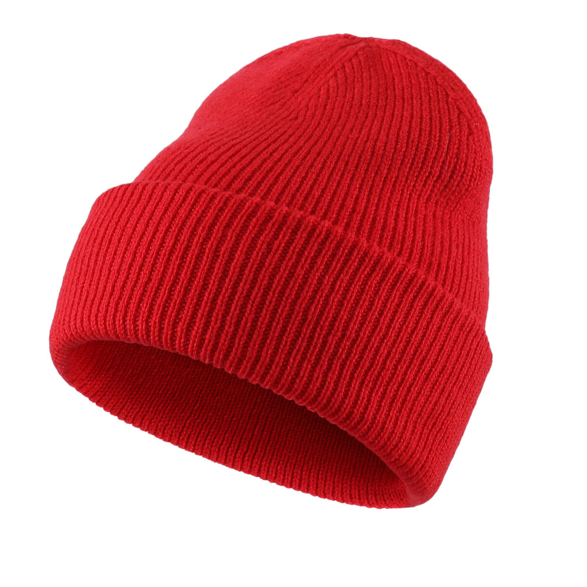 Home Prefer Mens Winter Hats Thick Knit Cuff Beanie Cap Warm Stocking Beanie Hat for Men Women Hunting Fishing Gardening