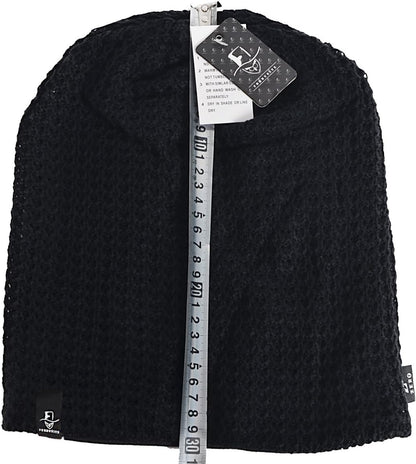 FORBUSITE Mens Slouchy Long Oversized Beanie Knit Cap for Summer Winter B08