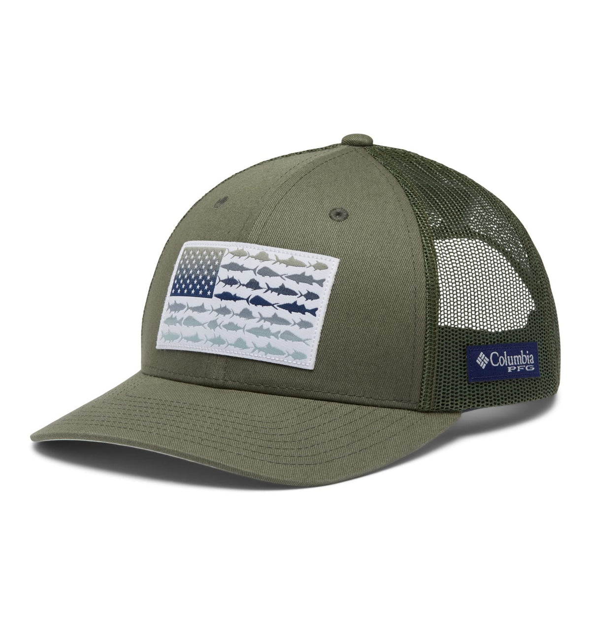 Columbia Unisex Adult PFG Logo Mesh Ball Cap