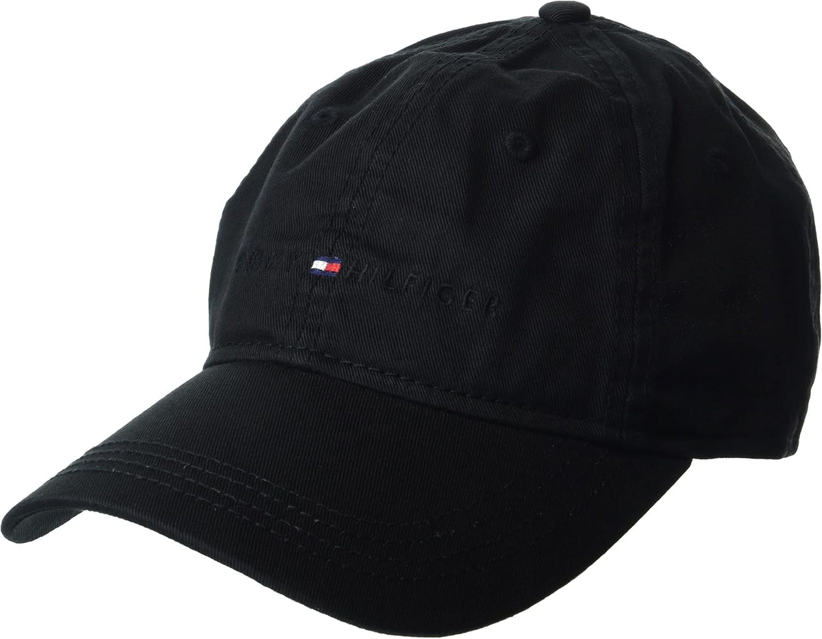 Tommy Hilfiger Men's Cotton Logo Adjustable Baseball Cap