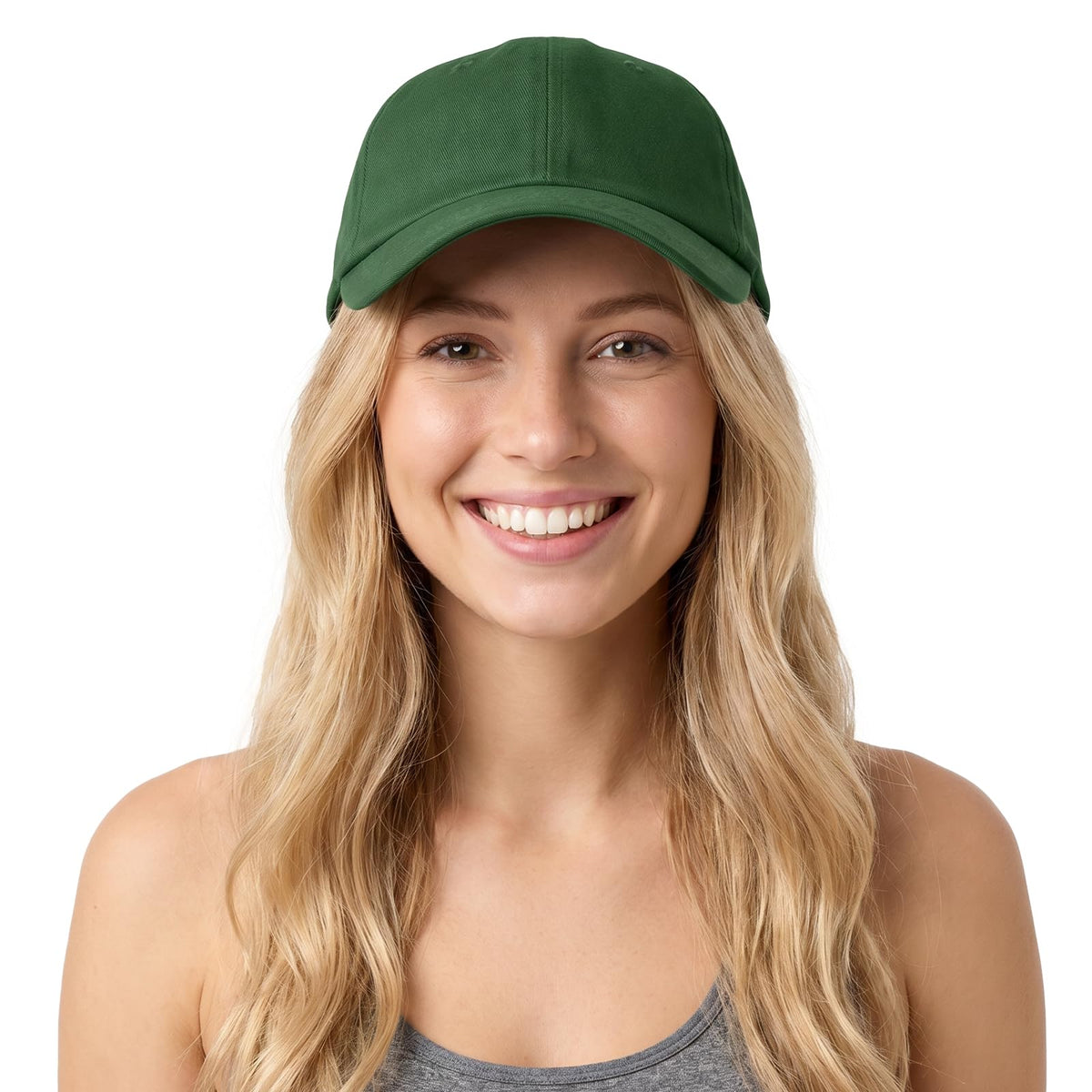 Lvaiz Womens Satin Lined Baseball Cap Washed Cotton Adjustable Dad Hat