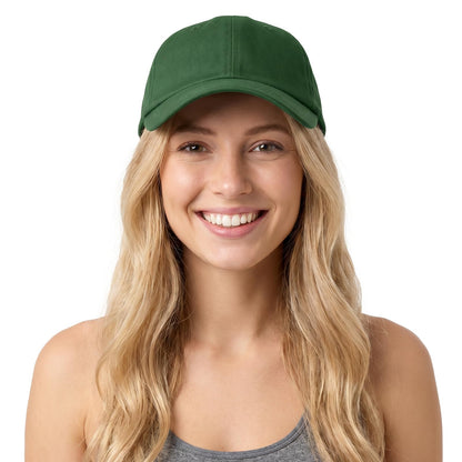 Lvaiz Womens Satin Lined Baseball Cap Washed Cotton Adjustable Dad Hat