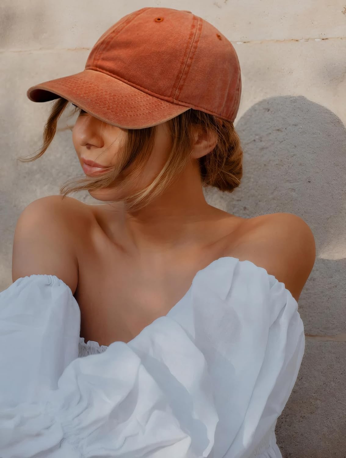 Edoneery Baseball Cap for Men and Women, Low Profile Washed Cotton Dad Hat