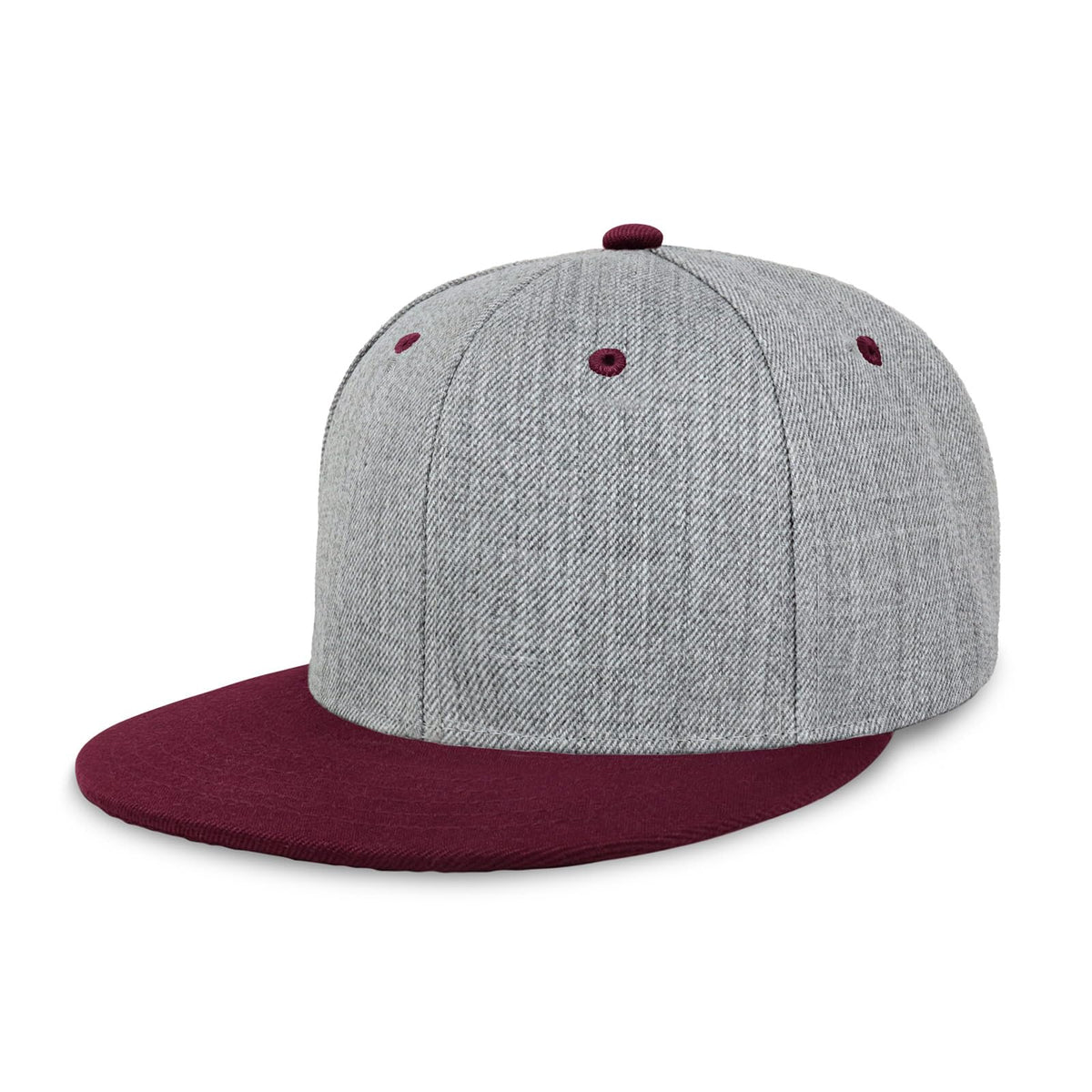 CHOK.LIDS Classic Snapback Flat Bill Hat Blank Adjustable Baseball Cap