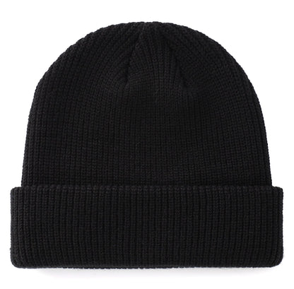 Connectyle Classic Double Layer Knit Beanie Hat Warm Thick Acrylic Winter Hats Daily Cuffed Beanies Watch Hat for Men Women
