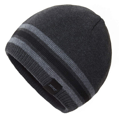 Mens Winter Warm Knitting Hats Plain Skull Beanie Cuff Toboggan Knit Cap