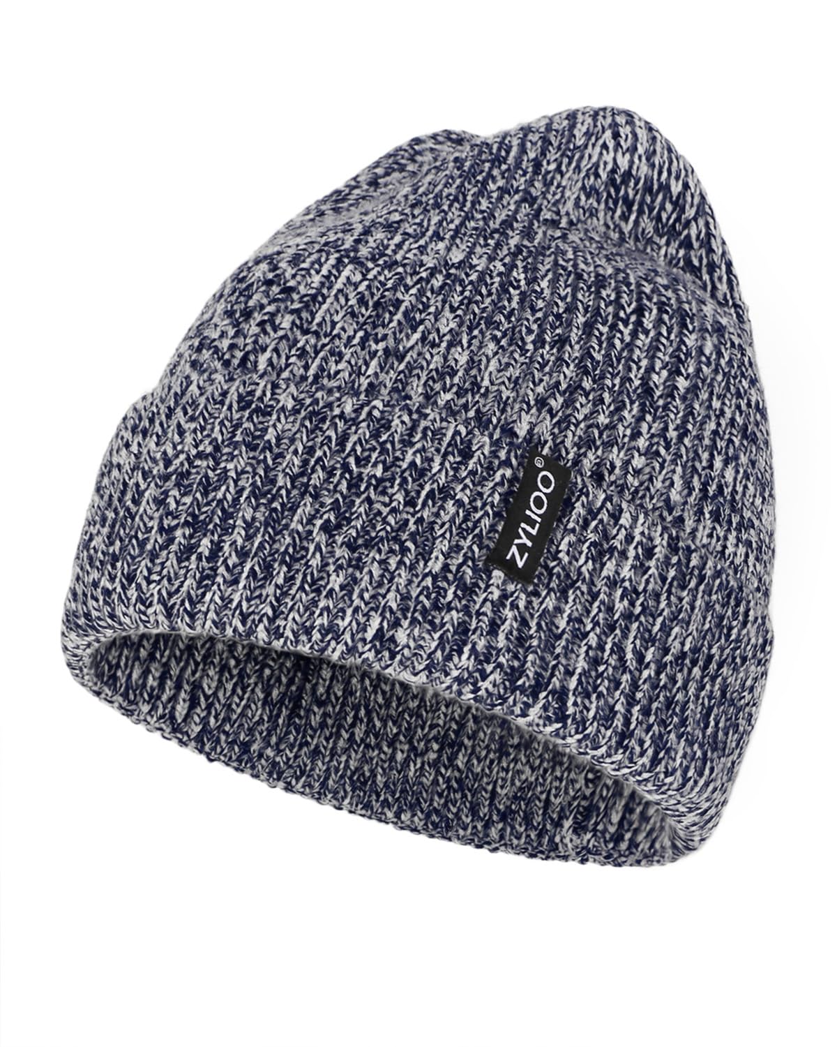 Zylioo XXL Beanie for Men,Big Head Winter Knit Hat,Stretch Warm Skull Cap
