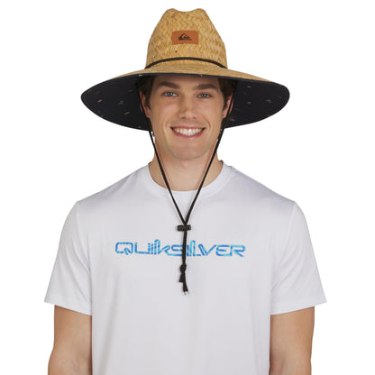 Quiksilver Men's Wide Brim Outdoor Lifeguard Straw Sun Hat