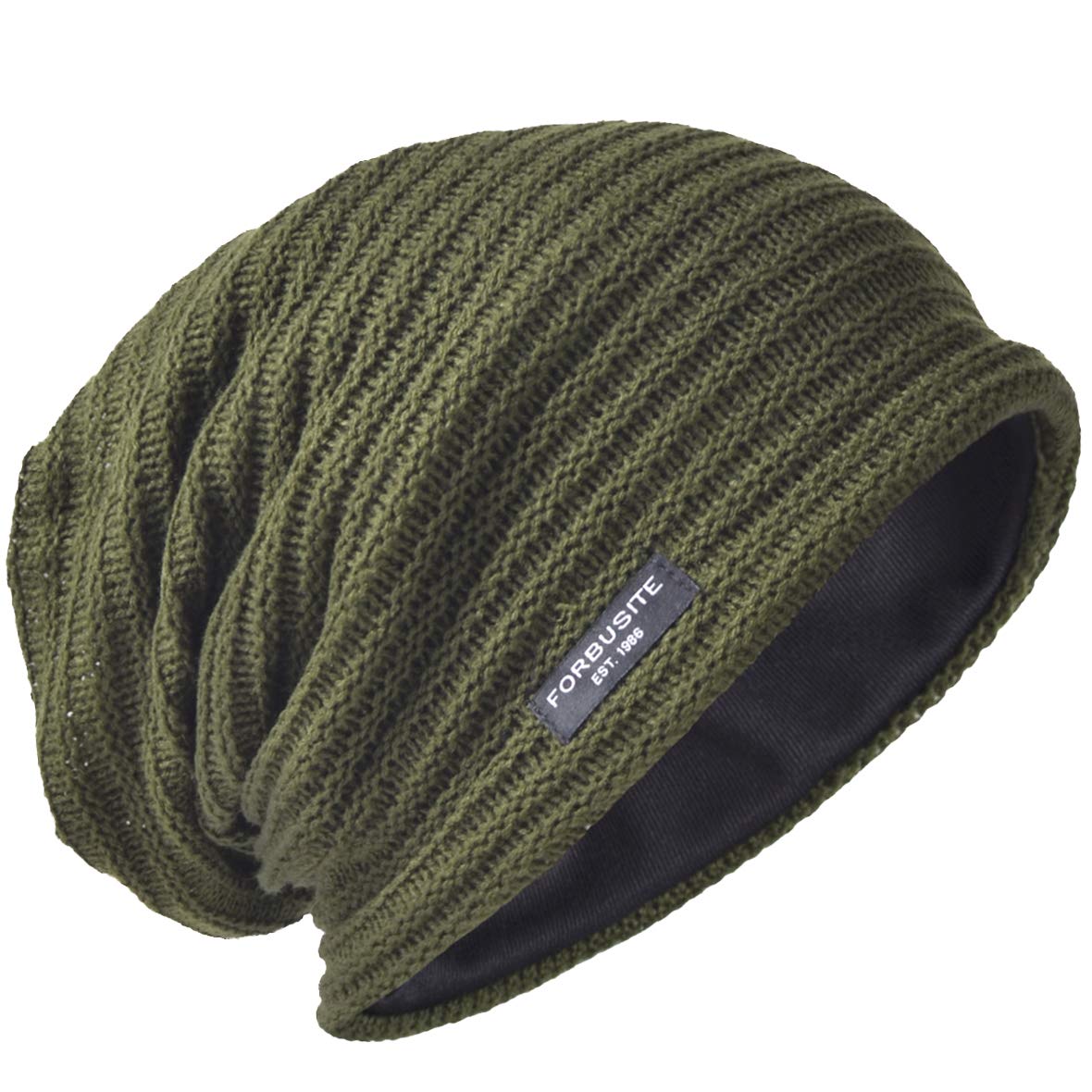 VECRY Men's Slouchy Beanie Knit Crochet Rasta Cap for Summer Winter
