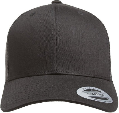 Yupoong Men's YP Classics Retro Trucker Hat, Black, One Size