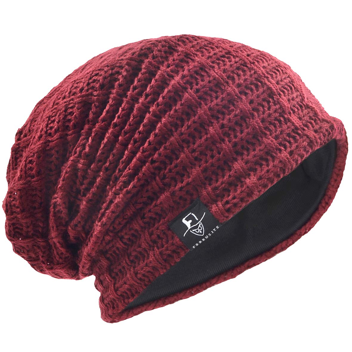 VECRY Men's Slouchy Beanie Knit Crochet Rasta Cap for Summer Winter