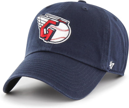 47 Brand MLB Team Color Home Primary Logo Clean Up Adjustable Baseball Cap Hat, Adult