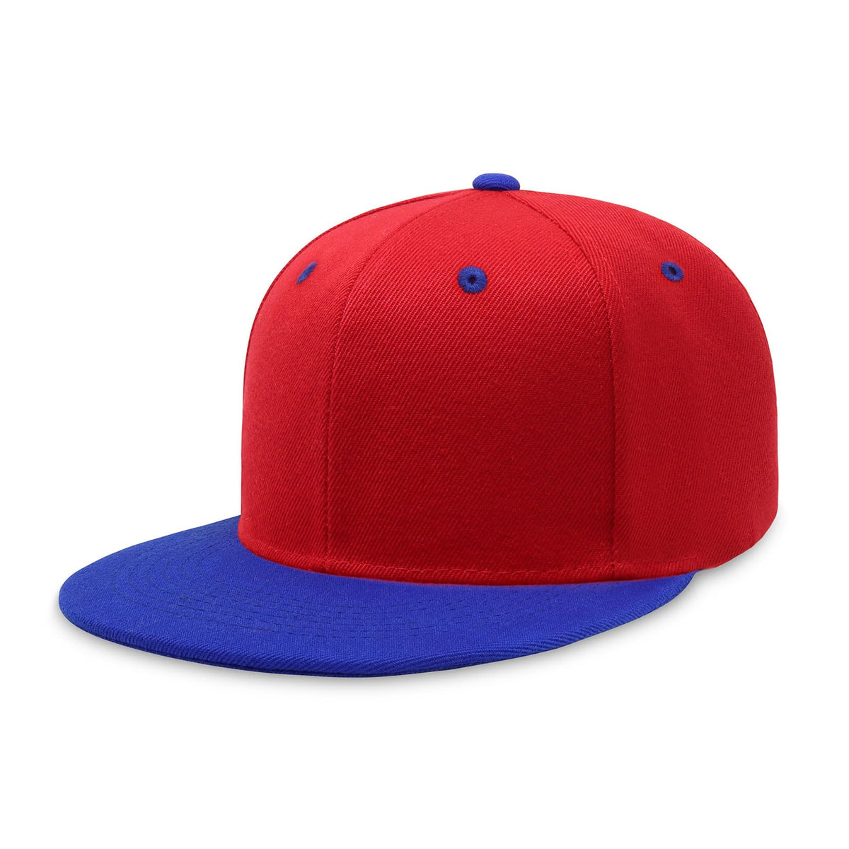 CHOK.LIDS Classic Snapback Flat Bill Hat Blank Adjustable Baseball Cap