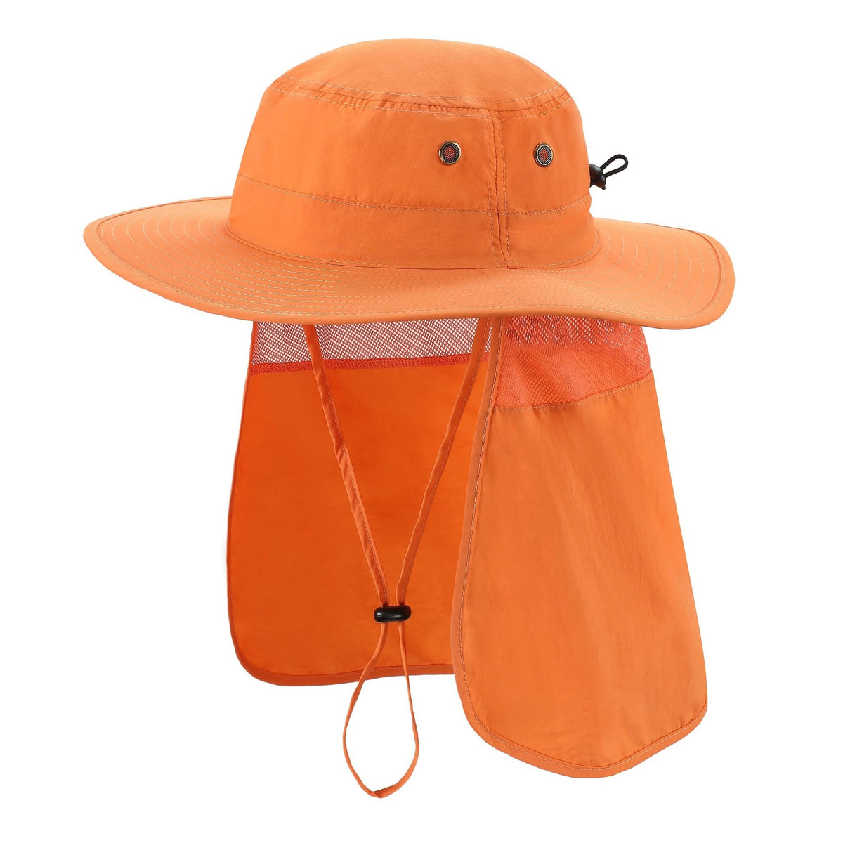 Home Prefer UPF50 Mens Sun Hat with Neck Flap Quick Dry UV Protection Cap Womens Wide Brim Fishing Hat Neck Flap Beach Garden