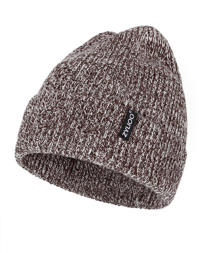 Zylioo XXL Beanie for Men,Big Head Winter Knit Hat,Stretch Warm Skull Cap