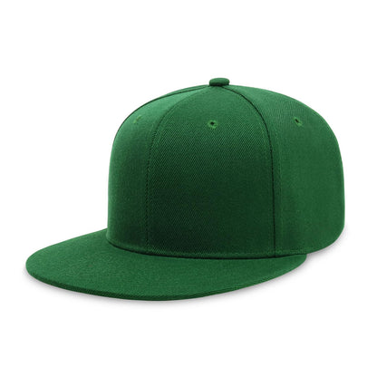 CHOK.LIDS Classic Snapback Flat Bill Hat Blank Adjustable Baseball Cap