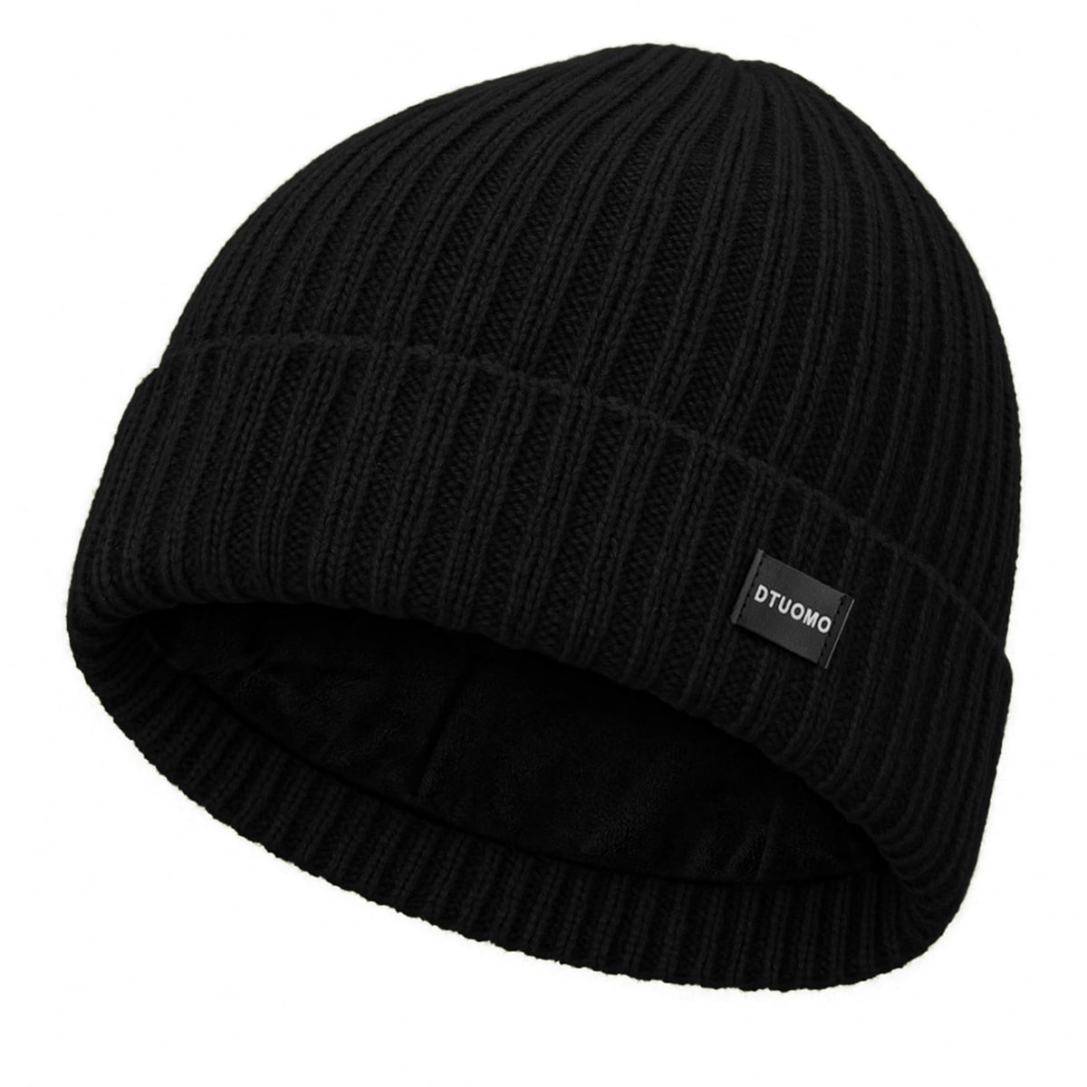 Winter Beanie Merino Wool Fleece Lined for Men Women Soft Warm Knit Hat Ski Stocking Cuffed Cap