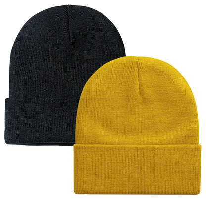 ZOORON Beanie for Men Women Slouchy Winter Beanie Hats Cuffed Skull Caps