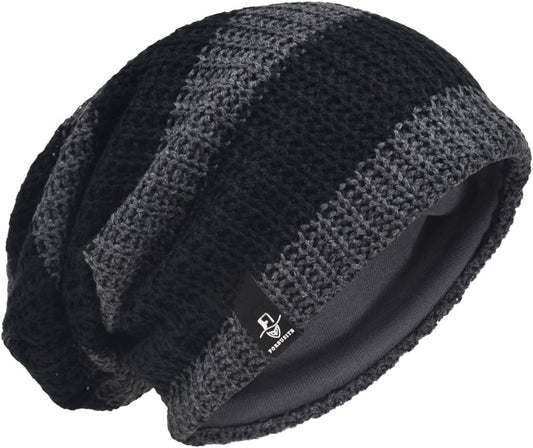 VECRY Men's Slouchy Beanie Knit Crochet Rasta Cap for Summer Winter