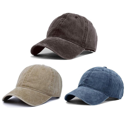 HH HOFNEN Baseball Cap Washed Cotton Unstructured Vintage Hat for Men Women