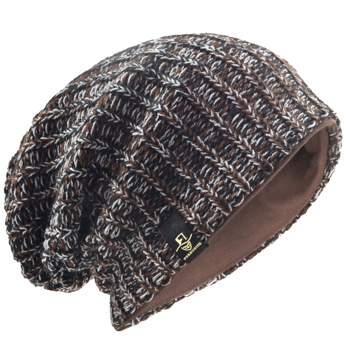 VECRY Men's Slouchy Beanie Knit Crochet Rasta Cap for Summer Winter