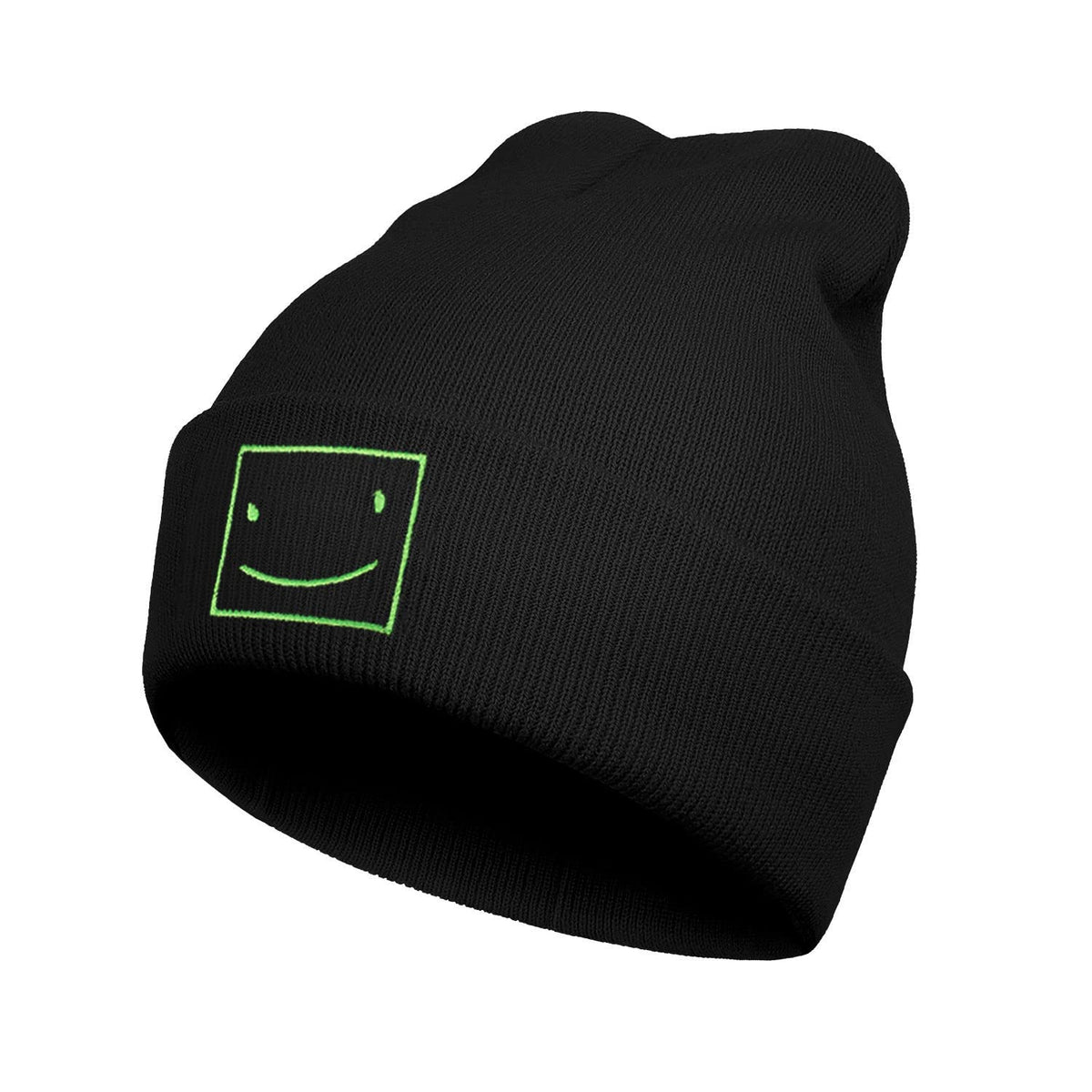 Funny Beanies Hat, Men's and Women's Winter Warm Black Fashion Cool Embroidered Knit Hat