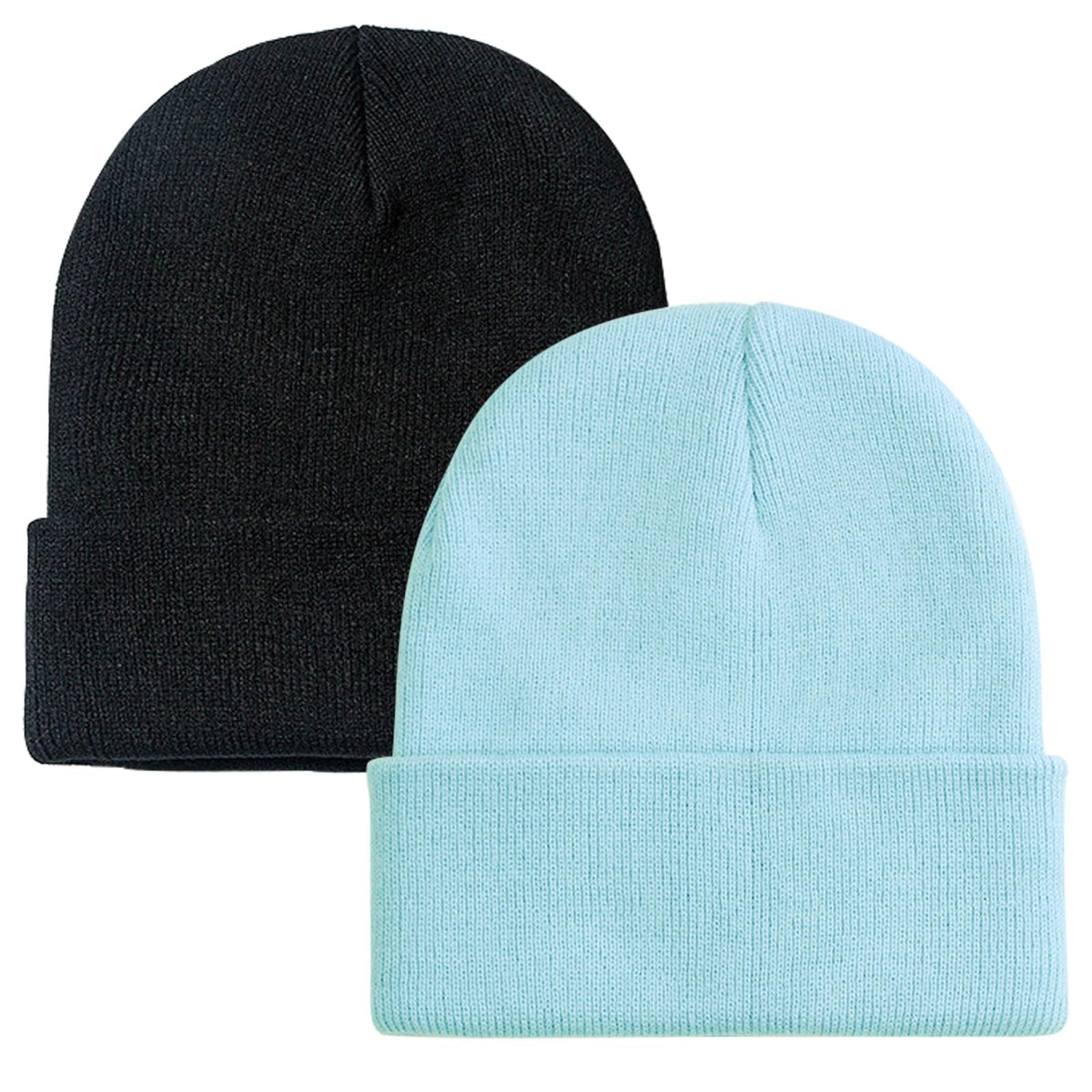 ZOORON Beanie for Men Women Slouchy Winter Beanie Hats Cuffed Skull Caps