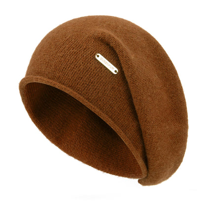 Knit Slouchy Beanie Hats for Women Cashmere Ski Cap Knitted Wool Soft Warm Winter Hat