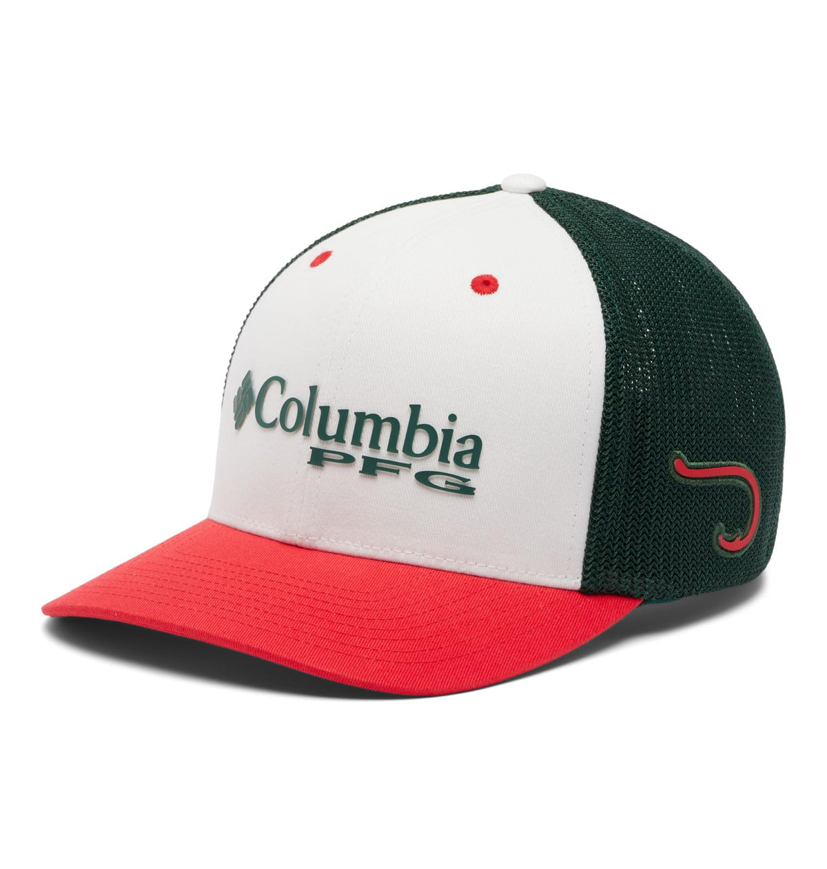 Columbia Unisex Adult PFG Logo Mesh Ball Cap