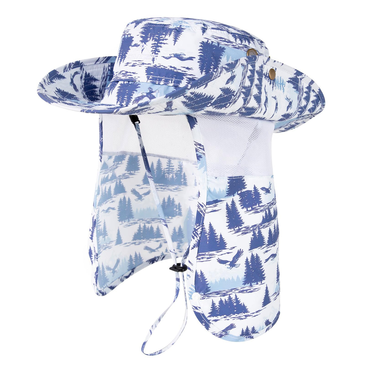 Comhats Sun Hat with Neck Flap for Men, UPF 50+ Wide Brim Cooling Oversized