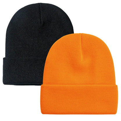ZOORON Beanie for Men Women Slouchy Winter Beanie Hats Cuffed Skull Caps