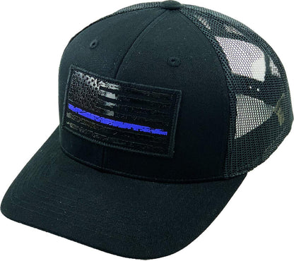 KBETHOS Flag USA America Military Thin Blue Line Thin Red Line Vintage Distressed Baseball Cap Dad Hat Unisex Adjustable…