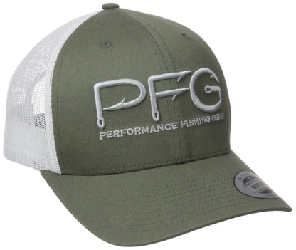 Columbia Unisex Adult PFG Logo Mesh Ball Cap