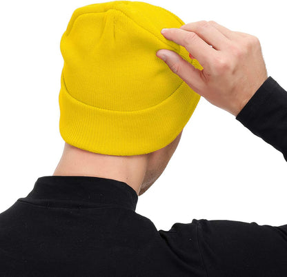 Zando Halloween Beanie for Women Men Youth, Knit Cuffed Hat