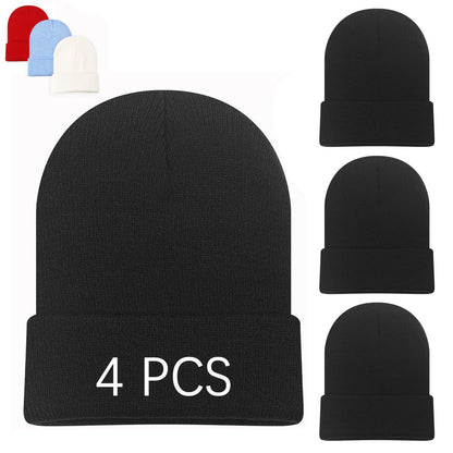 Beanie Hats for Men Beanie for Women Winter Knitted Hat Stocking caps, Soft Ski Hat Warm Blank