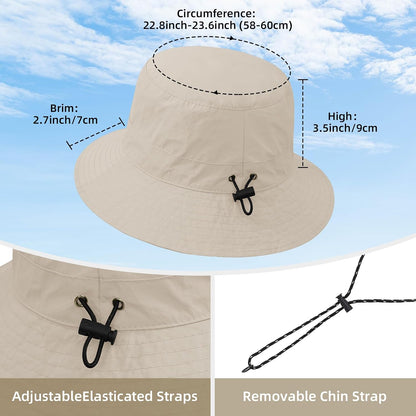 Durio Waterproof Bucket Hats for Woman UPF 50+ Sun Hat
