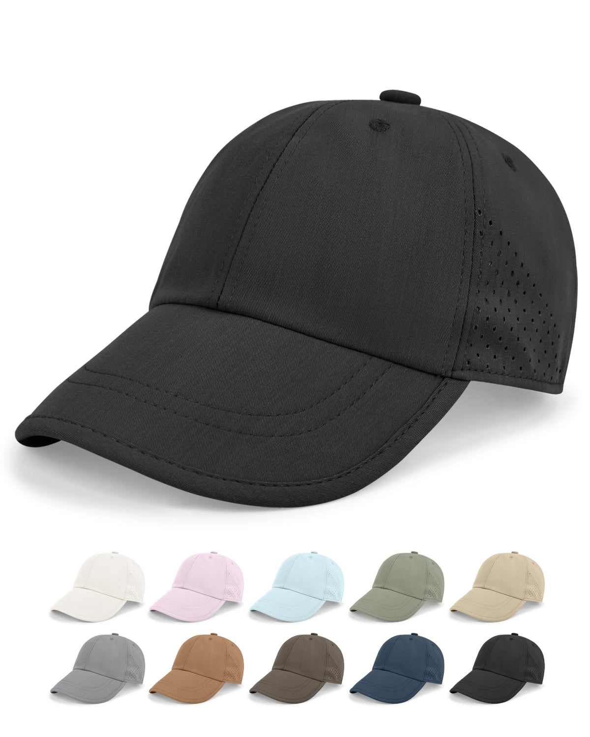 Rosoz Unisex Baseball Cap Vintage UPF 50+ Unstructured Men Women Dad Hat