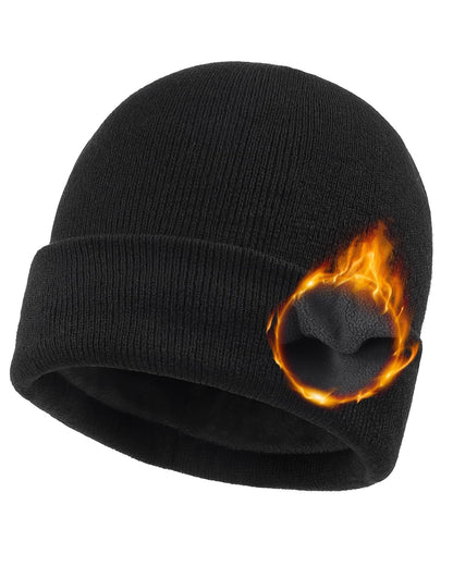 Zylioo XXL Beanie for Men,Big Head Winter Knit Hat,Stretch Warm Skull Cap